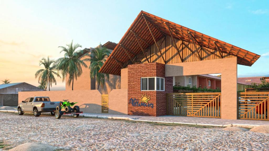 Casa Na Praia Com Piscina Луиш Корея Екстериор снимка