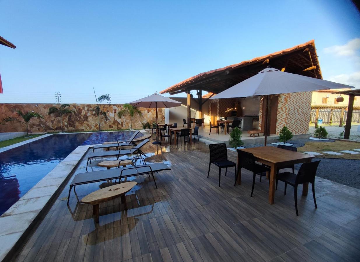 Casa Na Praia Com Piscina Луиш Корея Екстериор снимка